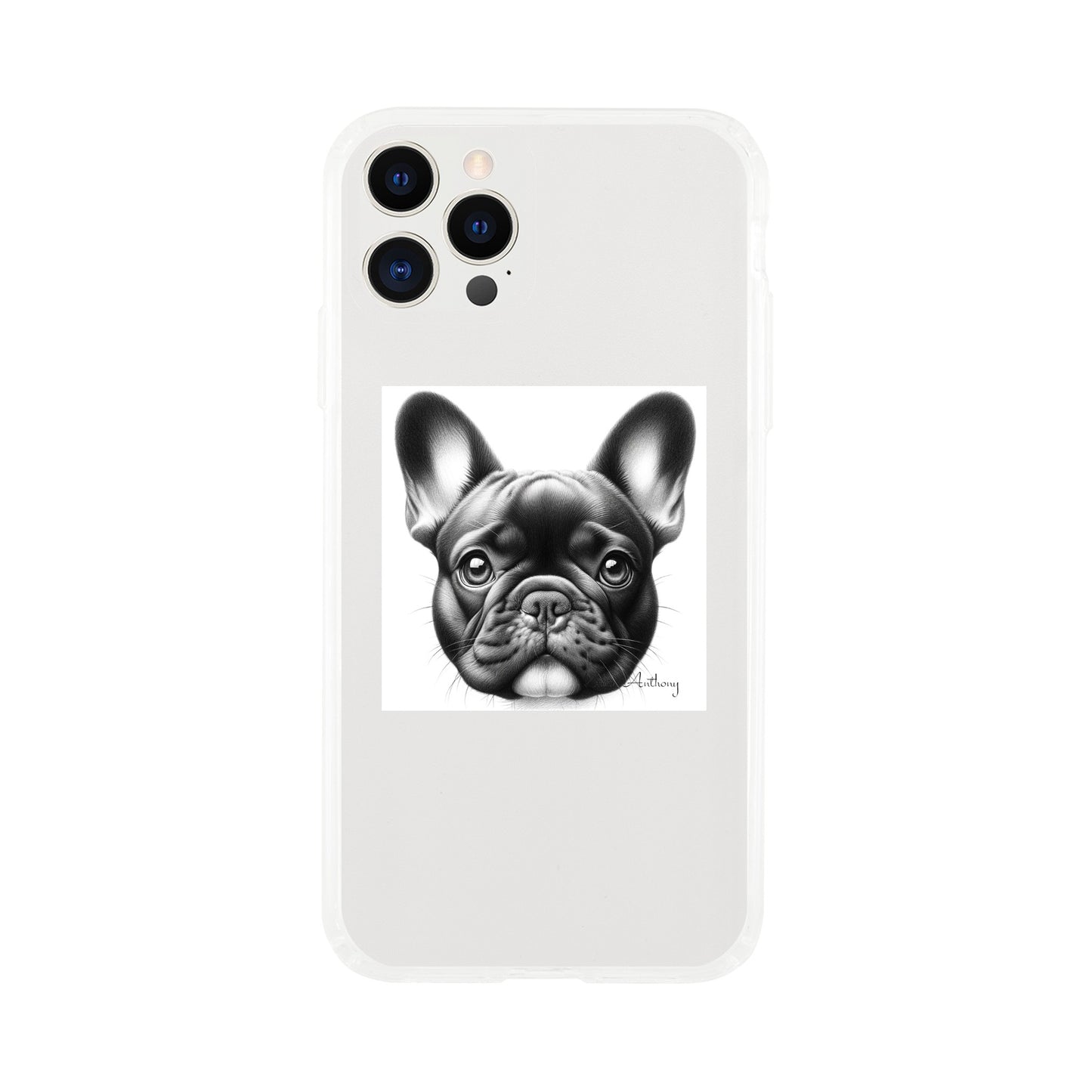 Pug Phone Case - Clear case