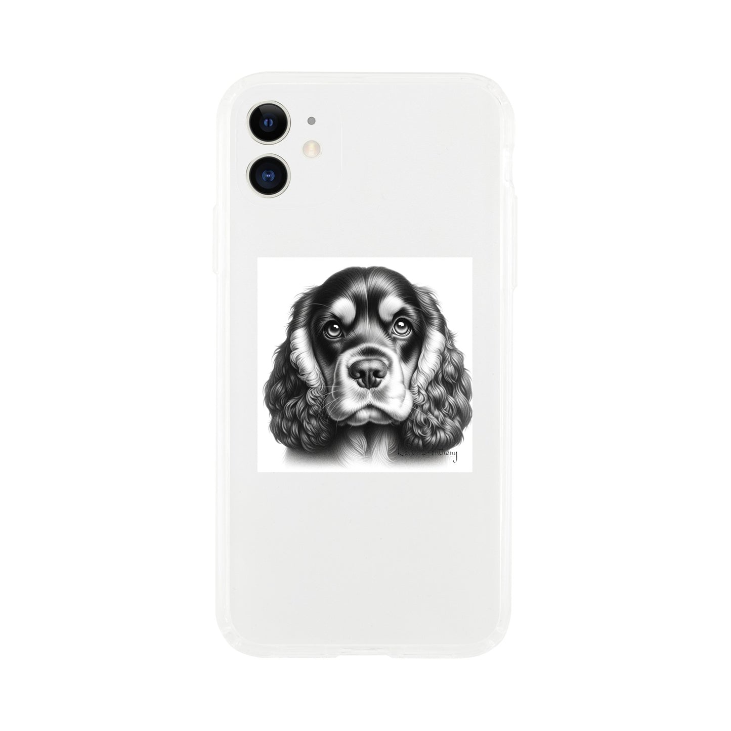 Cocker Spaniel Phone Case - Clear case