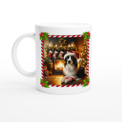 Border Collie Christmas 11oz Mug