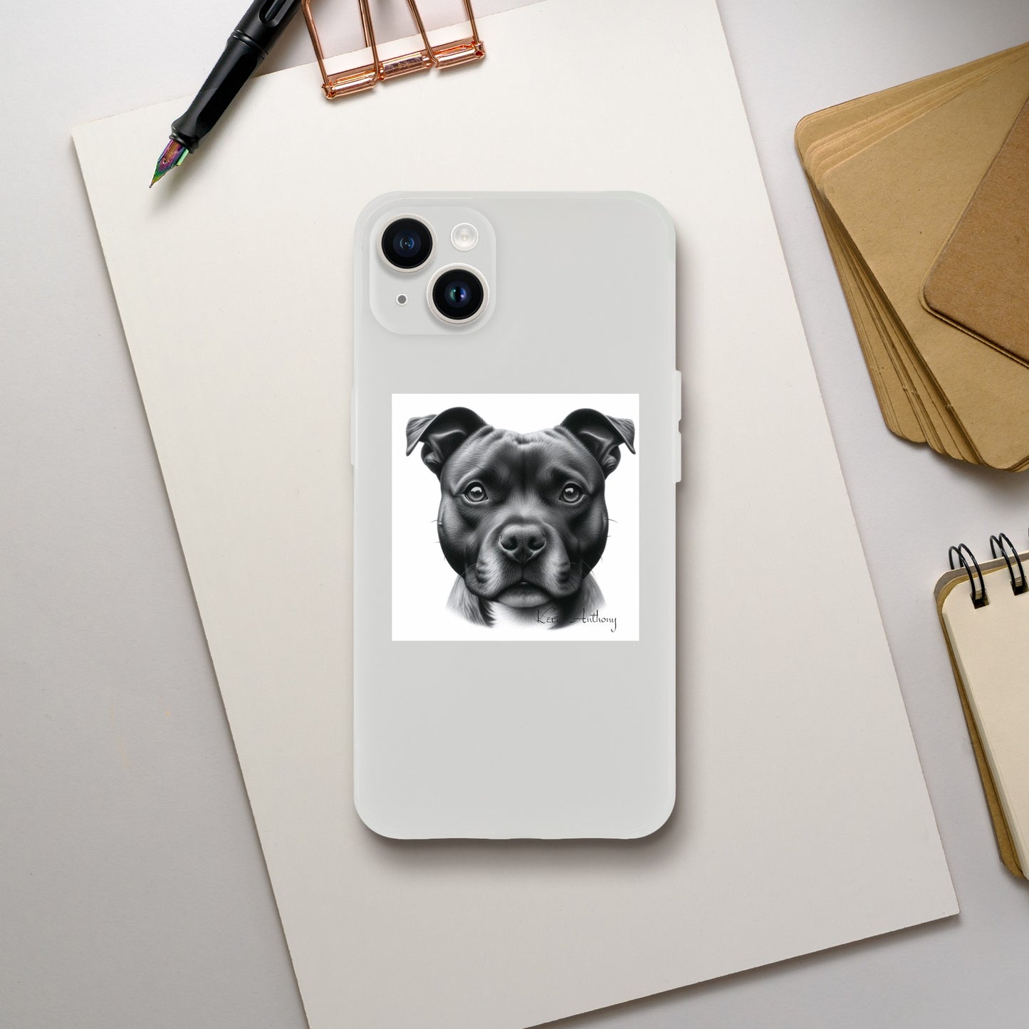 Staffordshire Bull Terrier Flexi Phone Case
