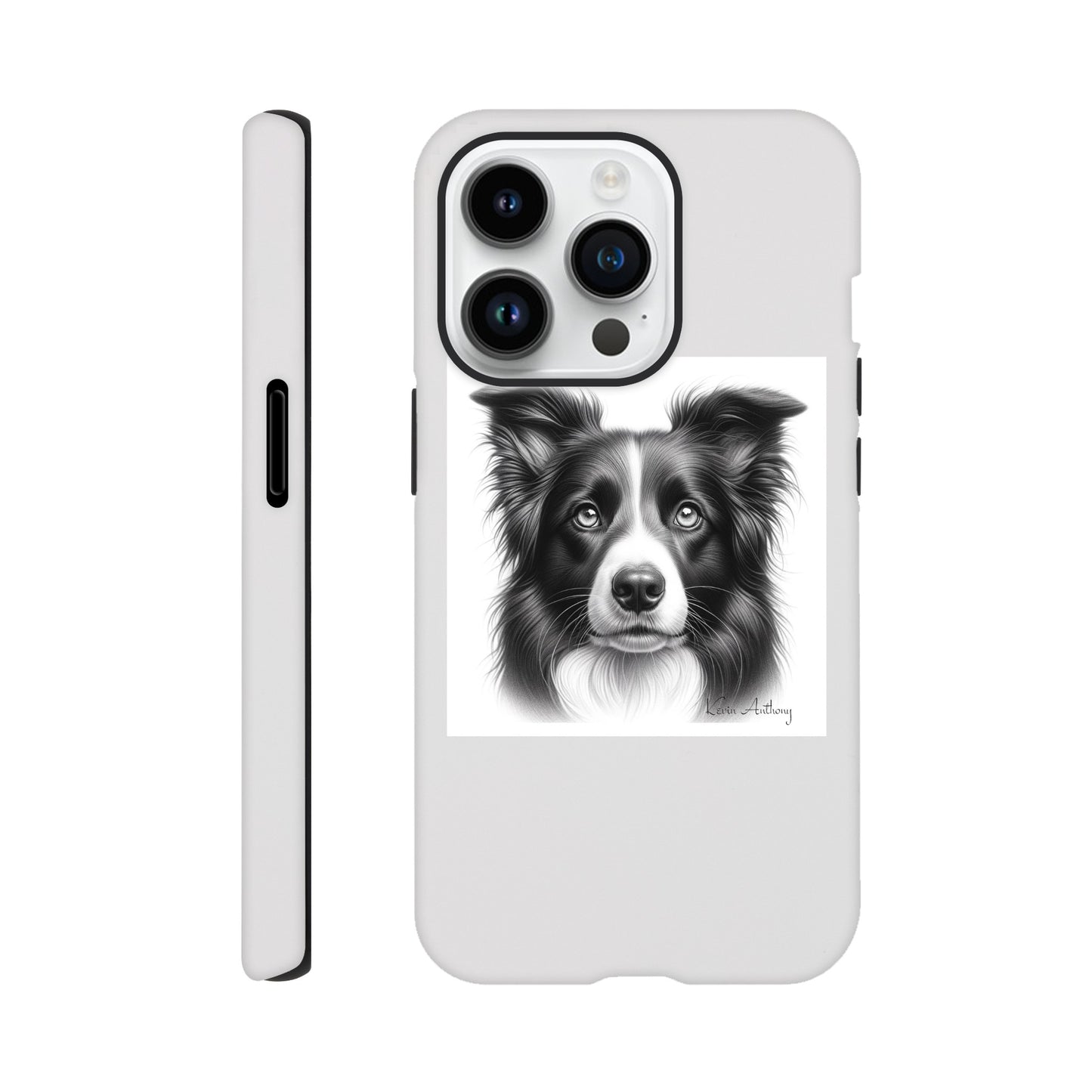 Border Collie Flexi Phone Case - Tough case