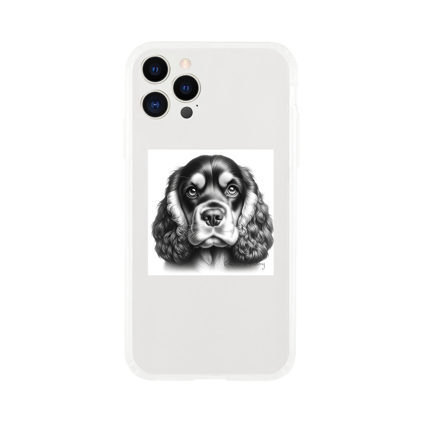 Cocker Spaniel Phone Case - Clear case