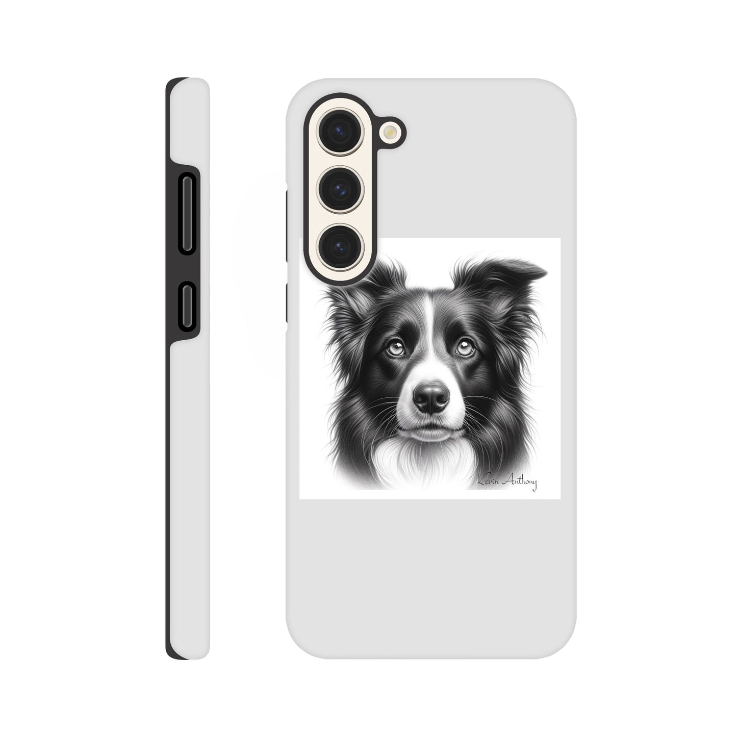 Border Collie Flexi Phone Case - Tough case