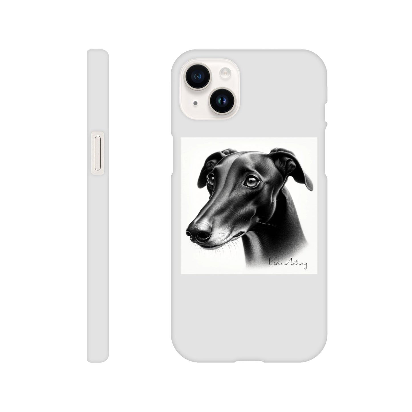 Greyhound Flexi Phone Case - Slim case