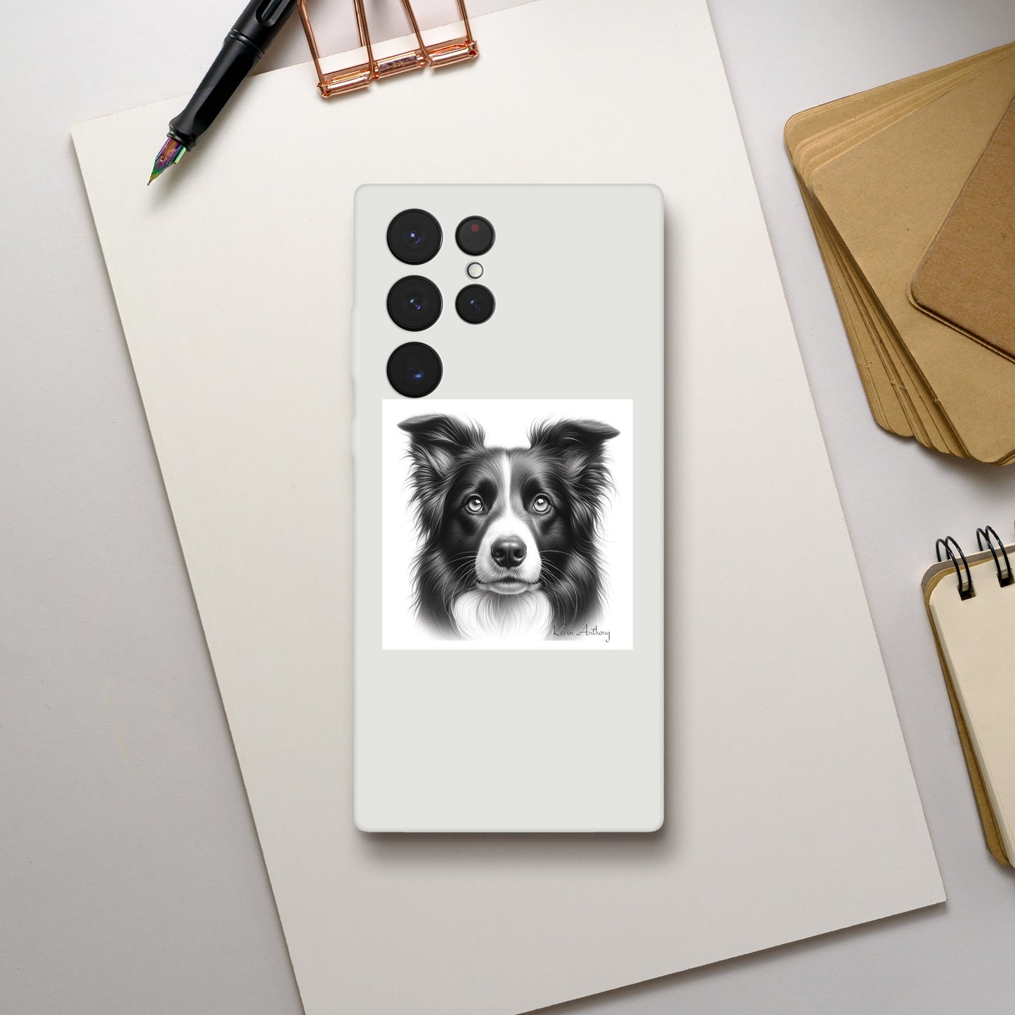 Border Collie Flexi Phone Case