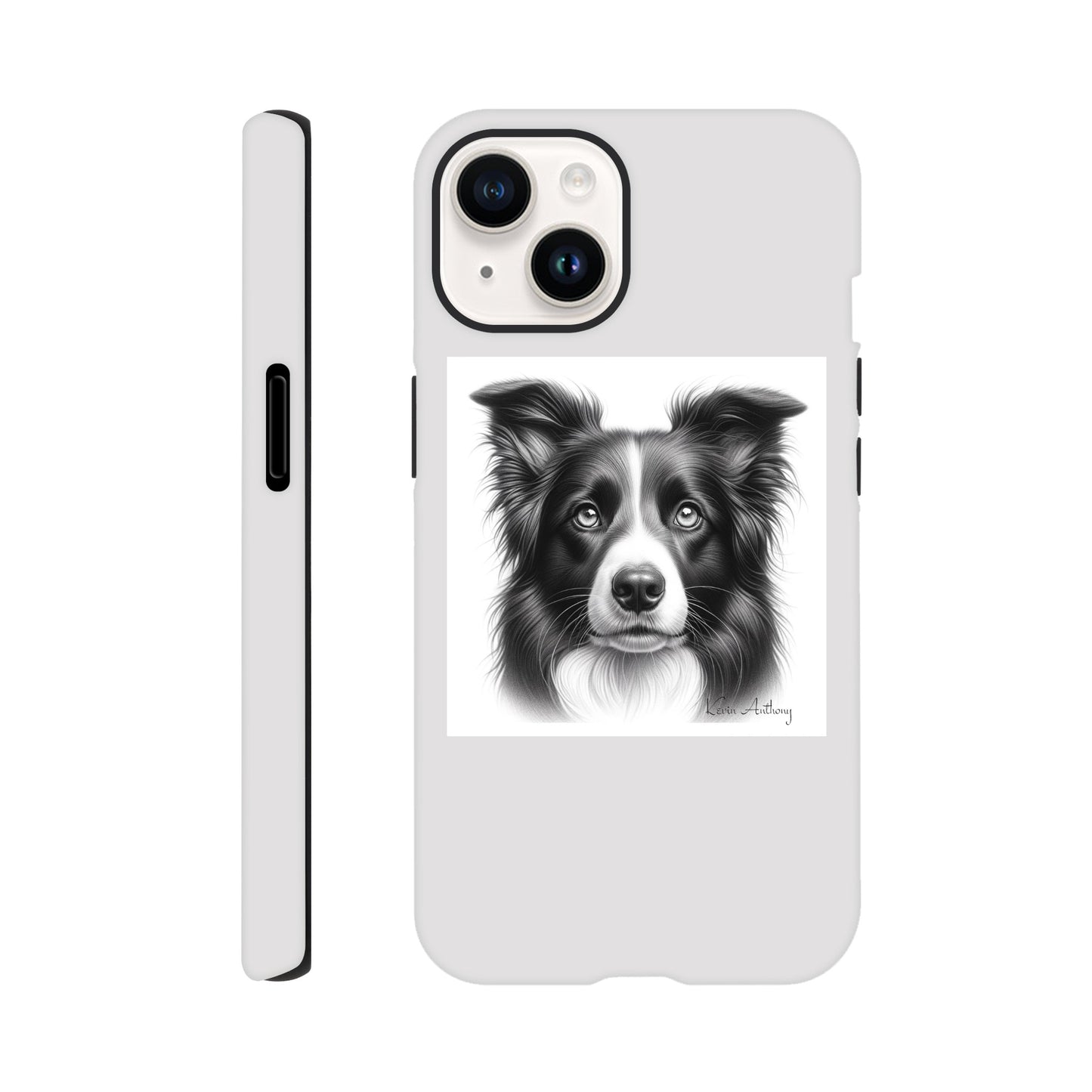 Border Collie Flexi Phone Case - Tough case