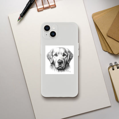 Golden Retriever Flexi Phone Case