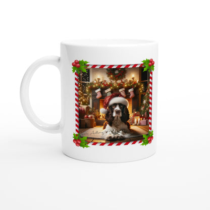 English Springer Spaniel Christmas 11oz Ceramic Mug