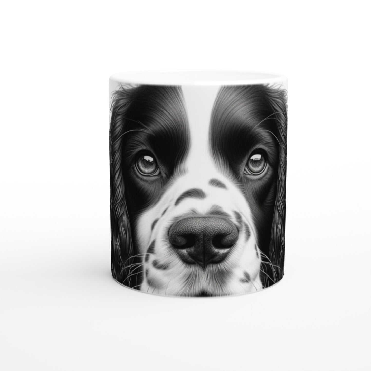 English Springer Spaniel Drawing "Eyes" 11oz Ceramic Mug