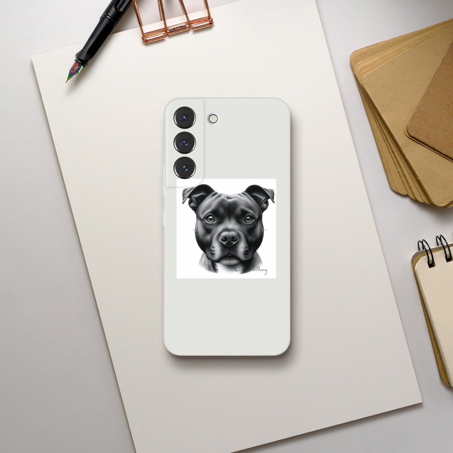 Staffordshire Bull Terrier Flexi Phone Case