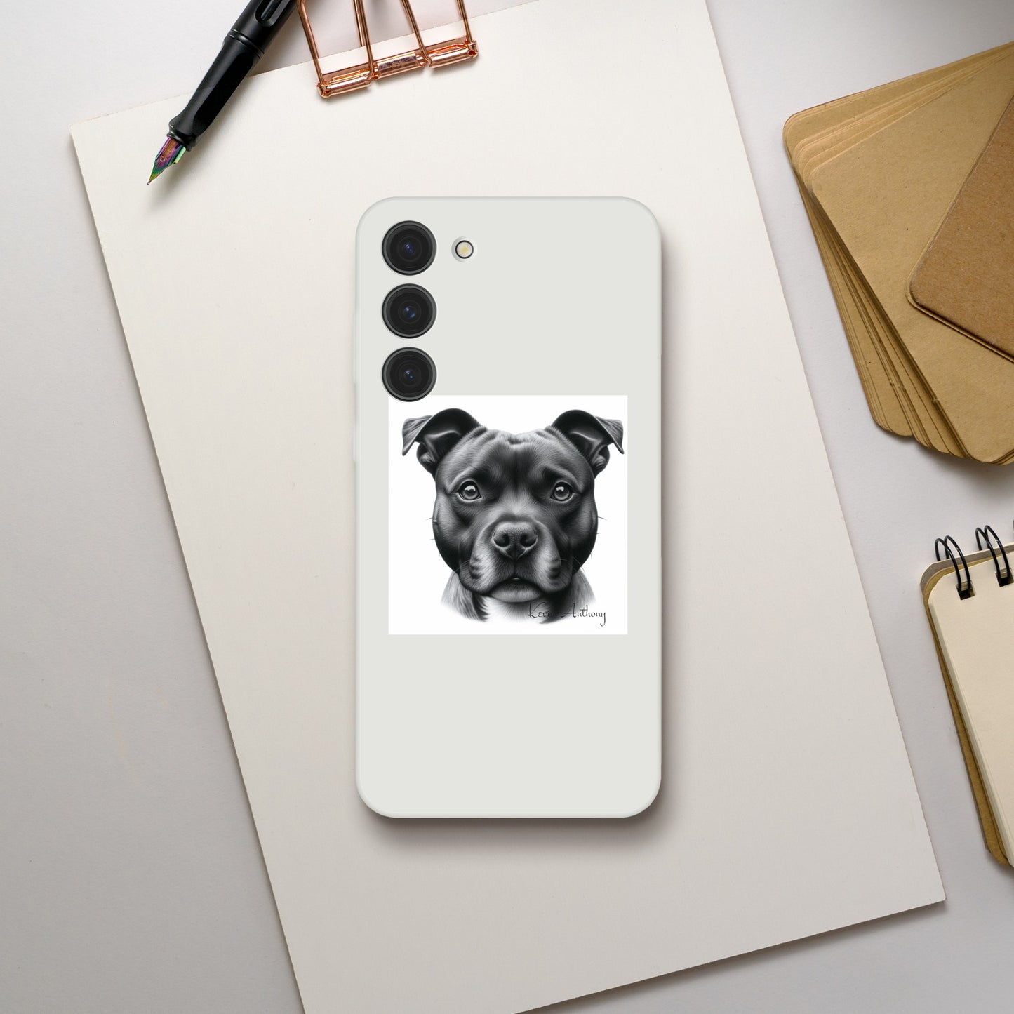 Staffordshire Bull Terrier Flexi Phone Case