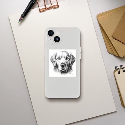 Golden Retriever Flexi Phone Case