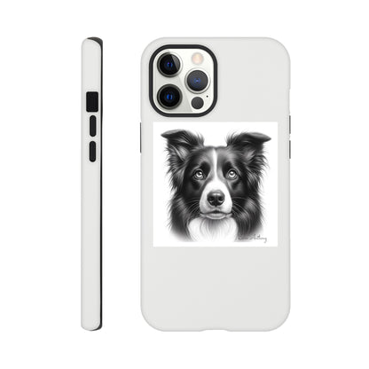 Border Collie Flexi Phone Case - Tough case