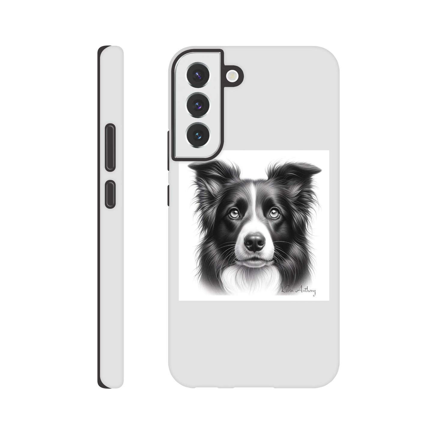 Border Collie Flexi Phone Case - Tough case