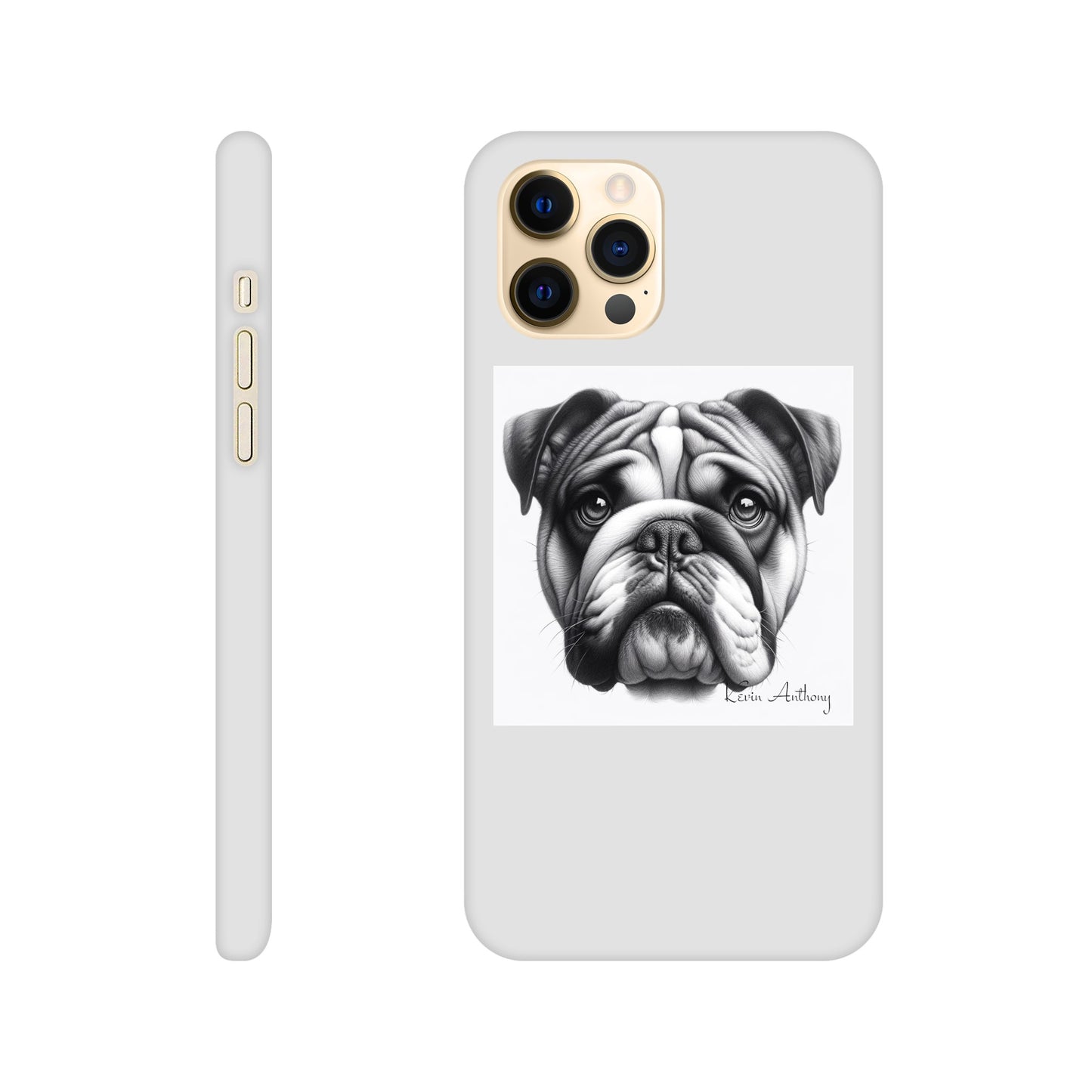 Bulldog Phone Case - Slim case