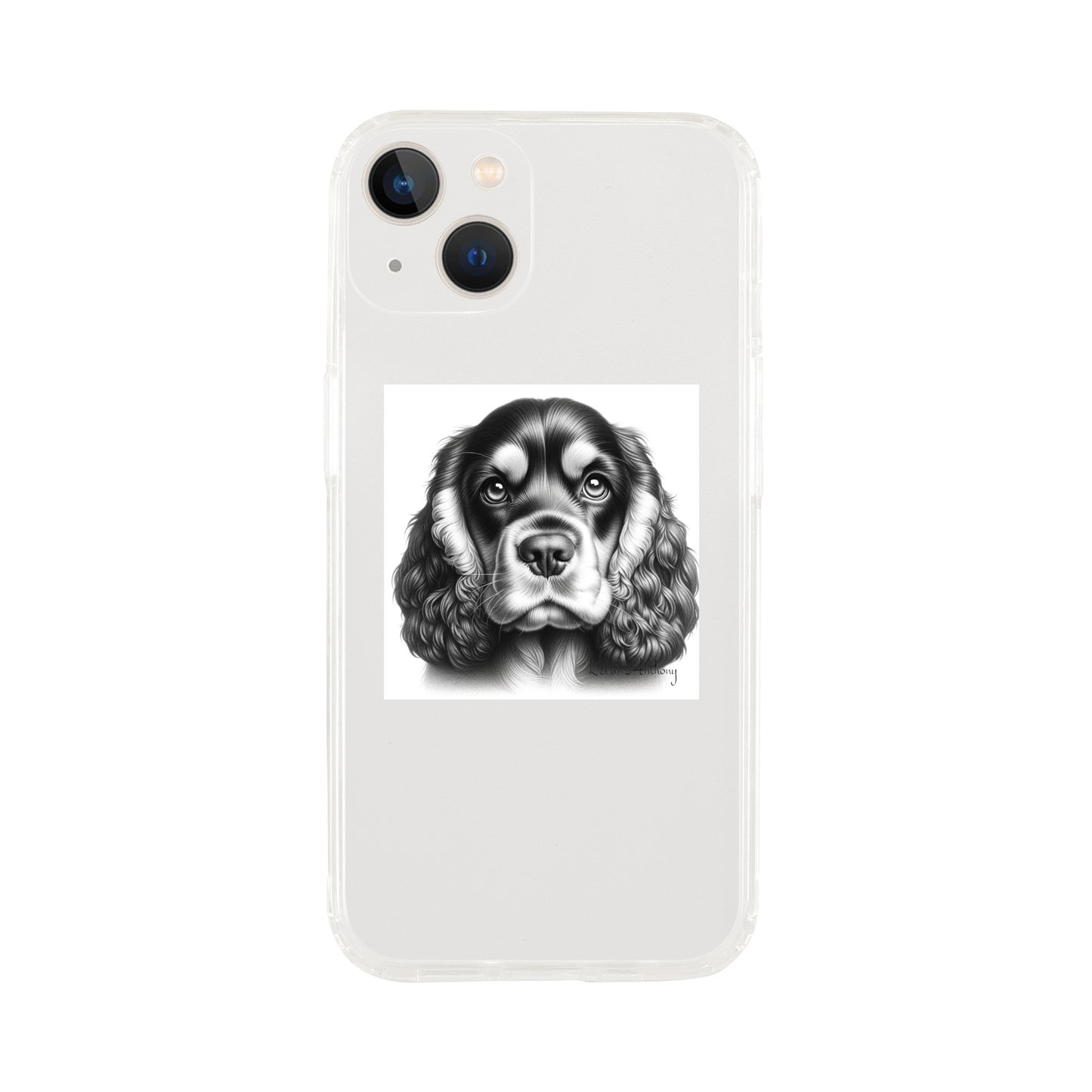 Cocker Spaniel Phone Case - Clear case