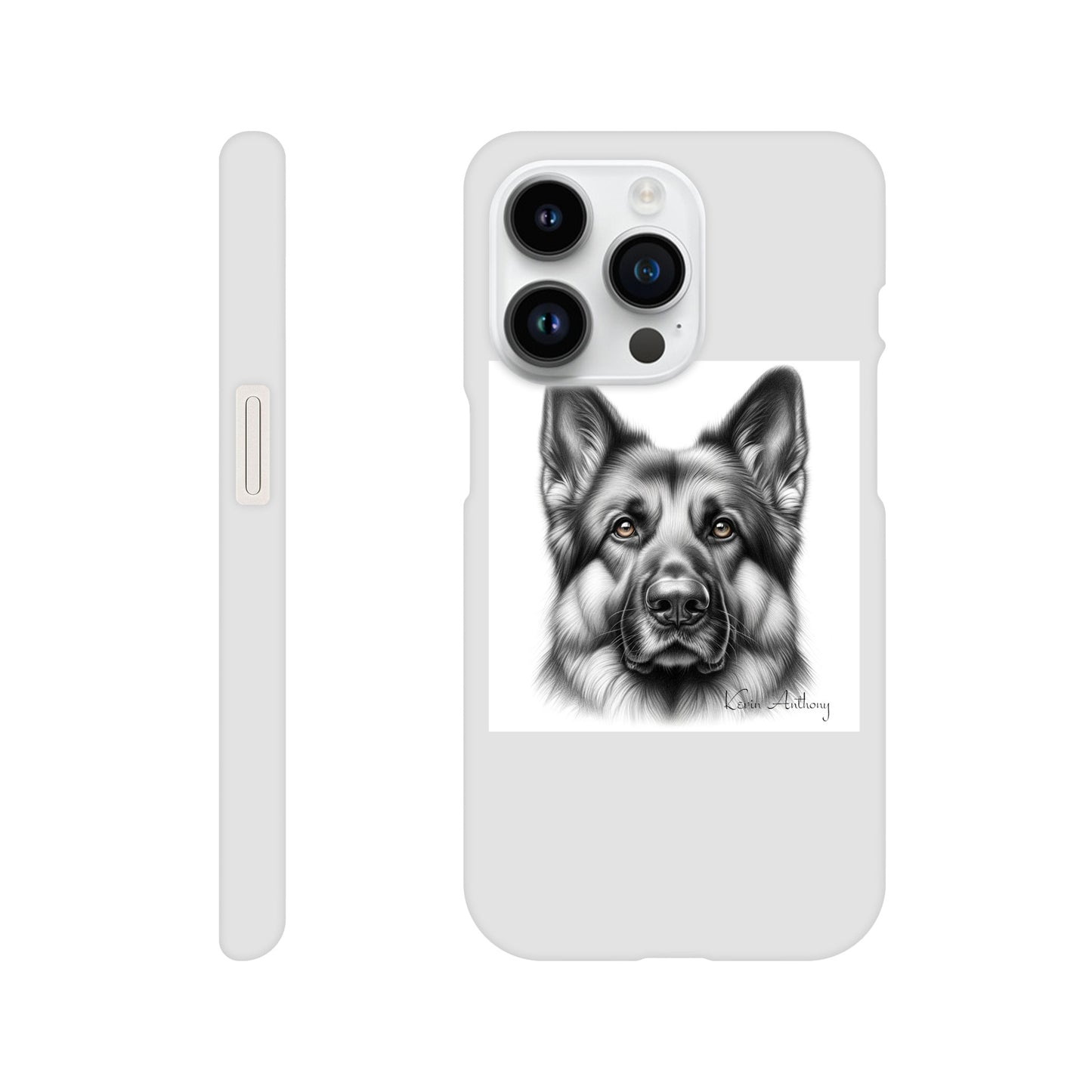 German Shepherd Phone Case - Slim case
