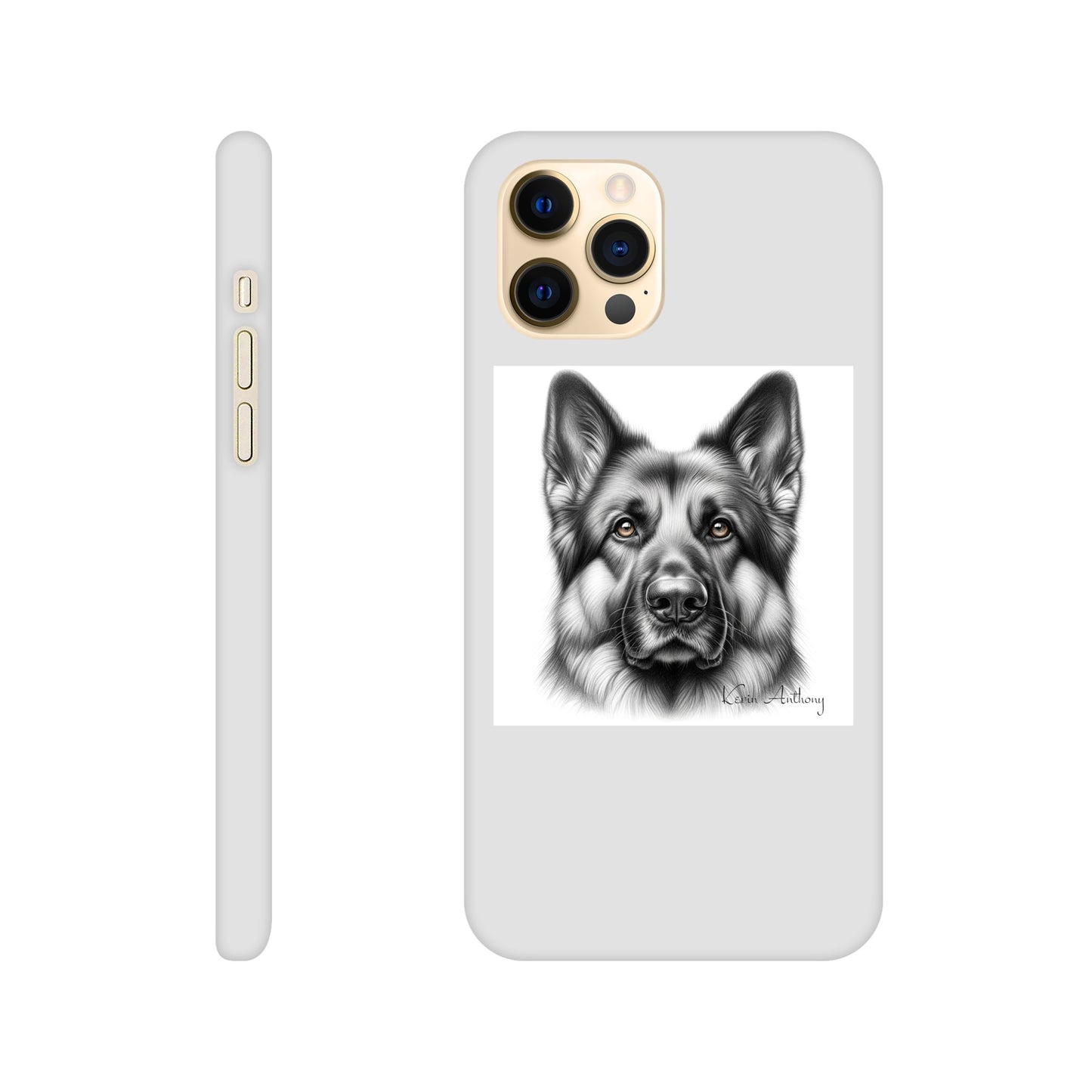German Shepherd Phone Case - Slim case