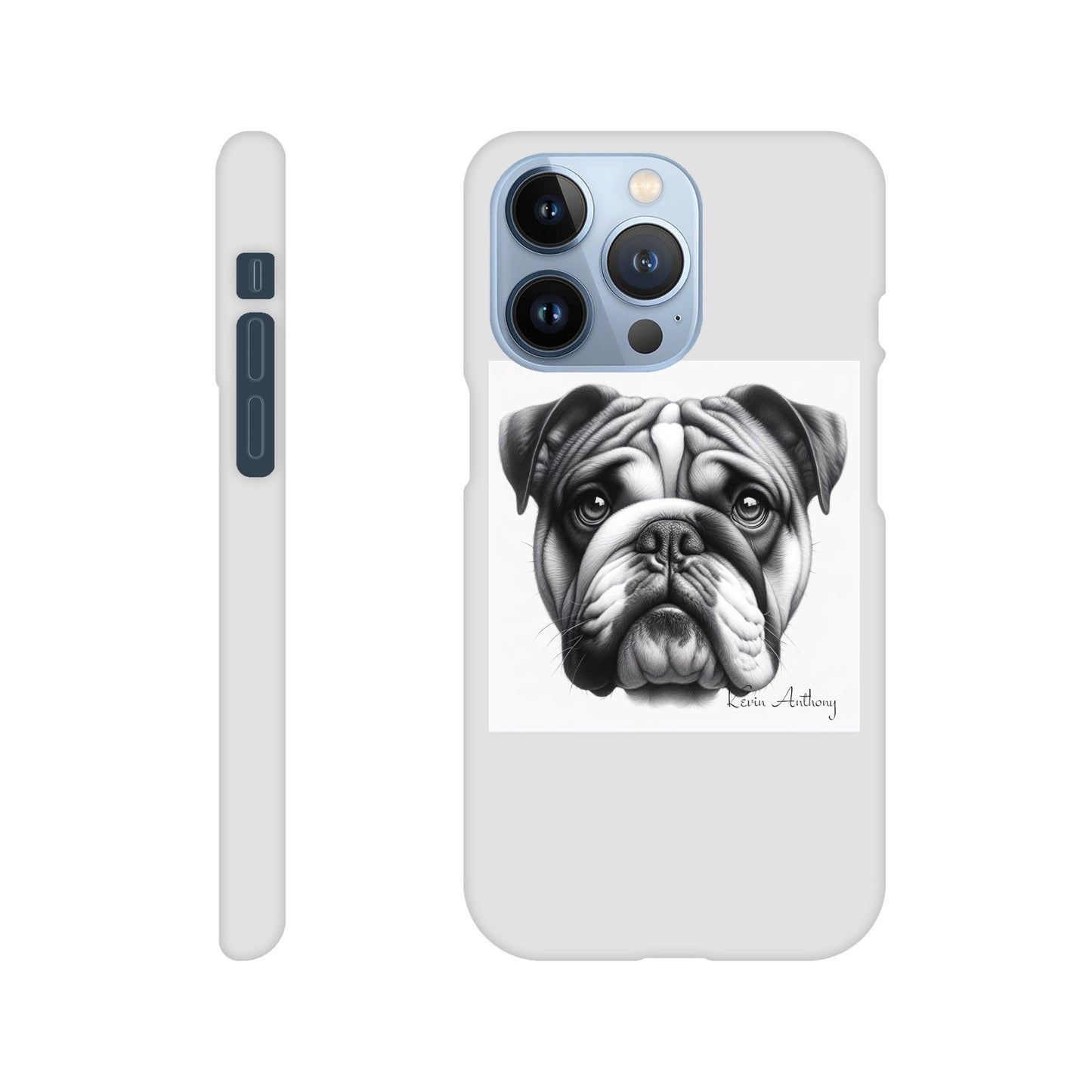 Bulldog Phone Case - Slim case