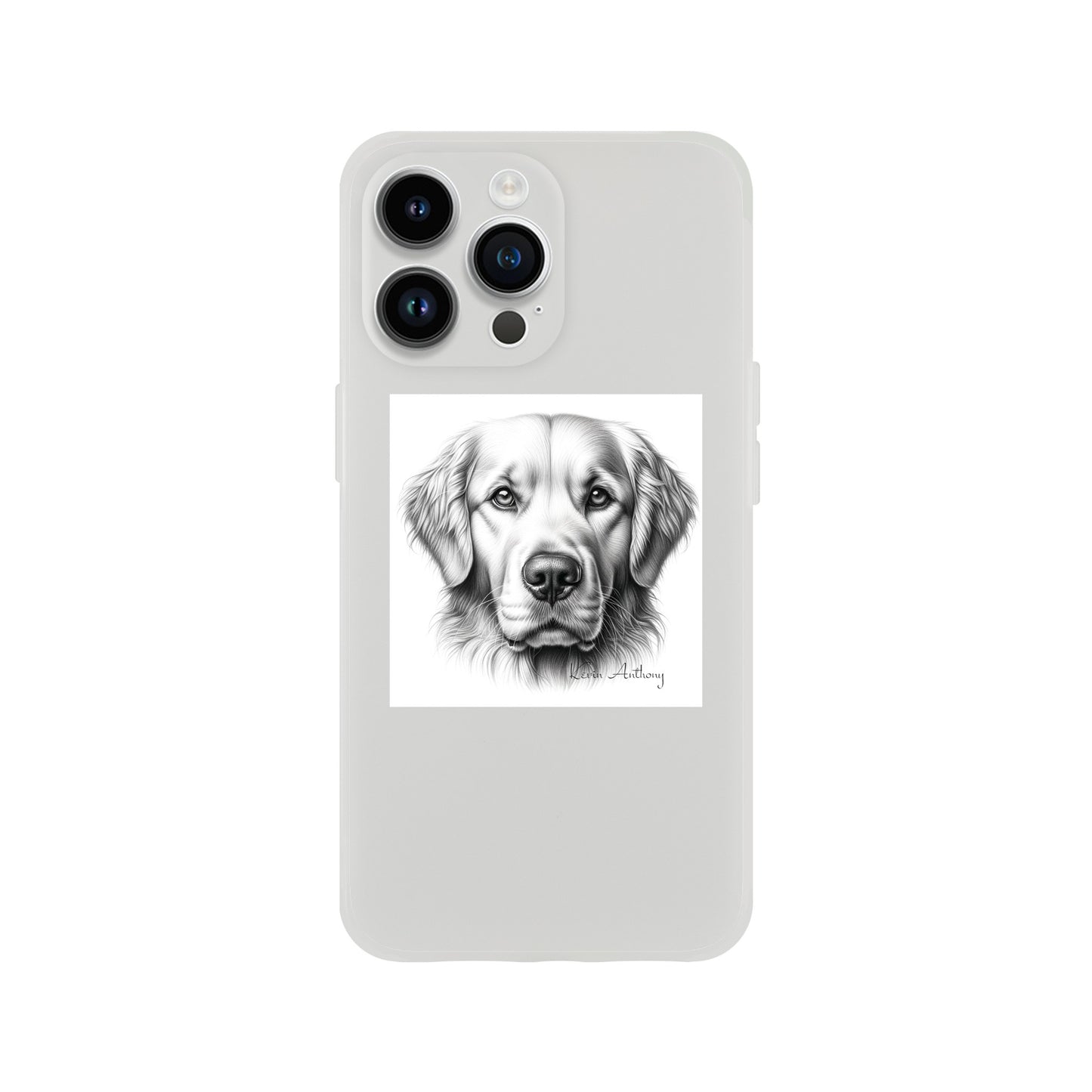 Golden Retriever Flexi Phone Case