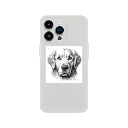 Golden Retriever Flexi Phone Case