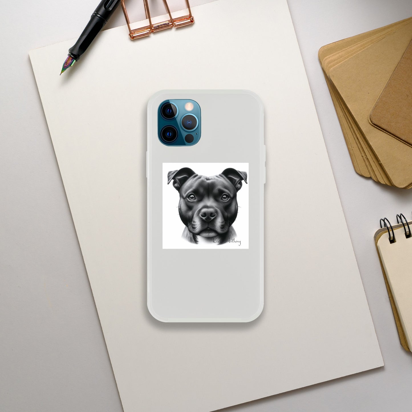 Staffordshire Bull Terrier Flexi Phone Case
