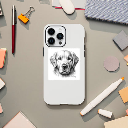 Golden Retriever Phone Case - Tough case