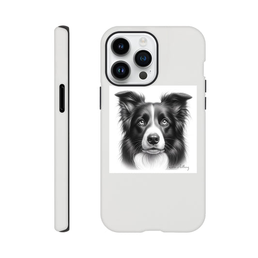 Border Collie Flexi Phone Case - Tough case