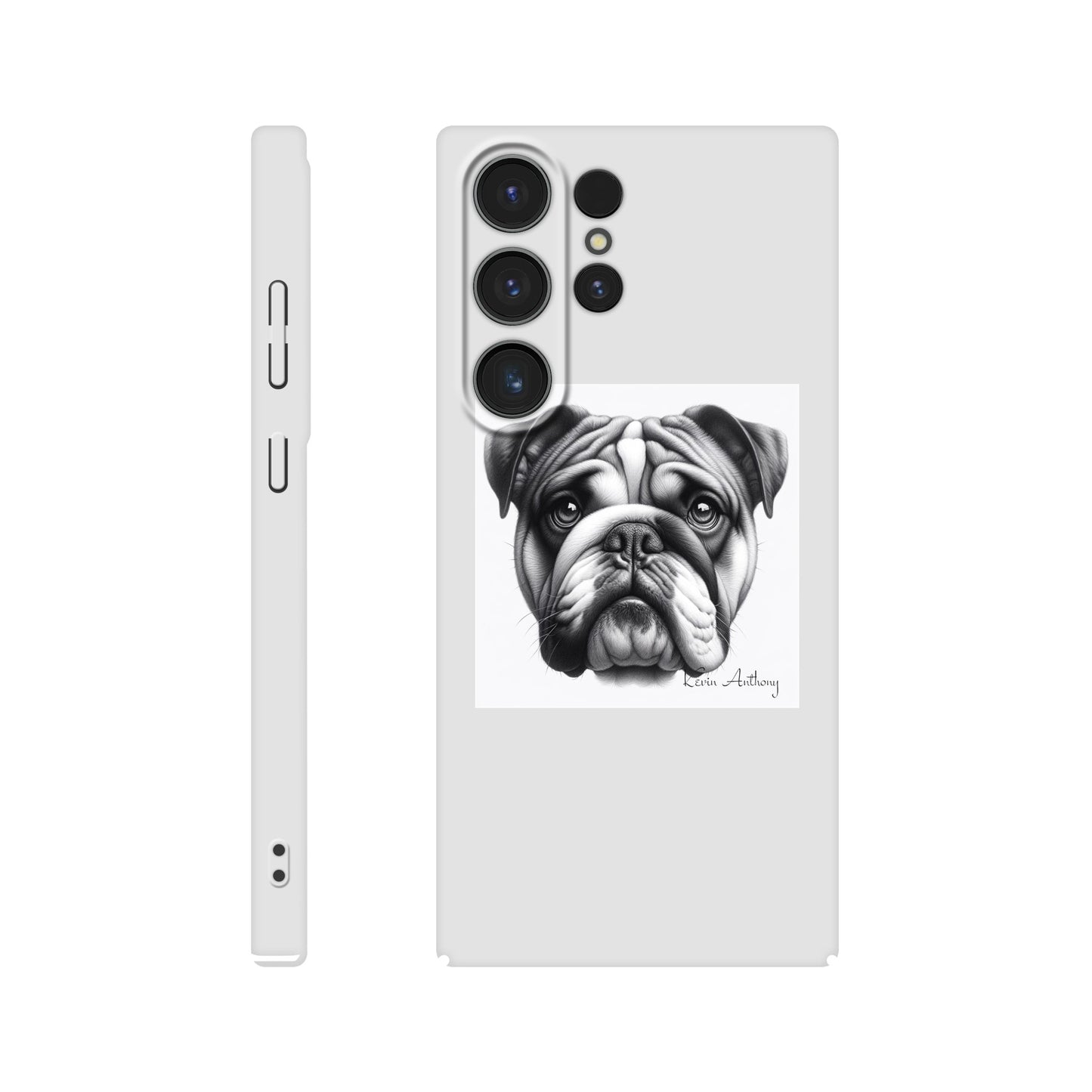 Bulldog Phone Case - Slim case