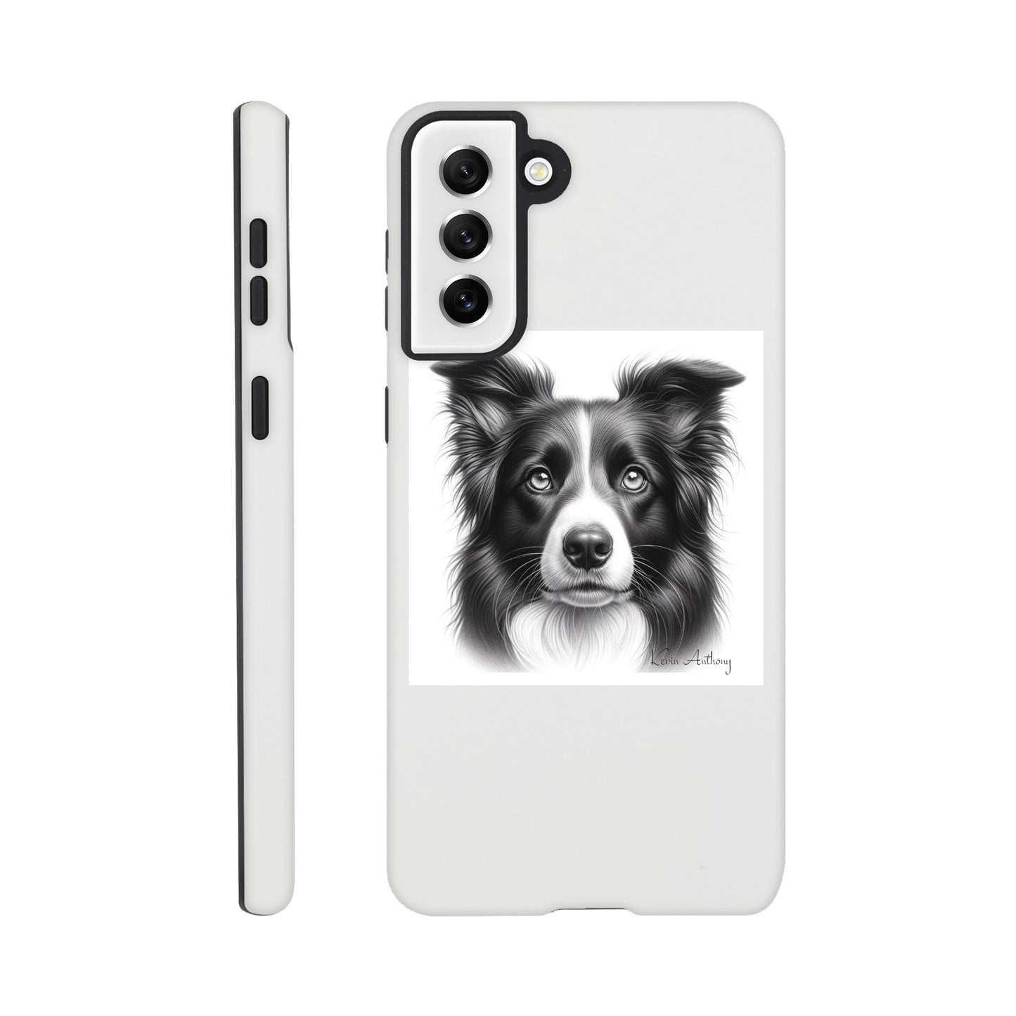 Border Collie Flexi Phone Case - Tough case