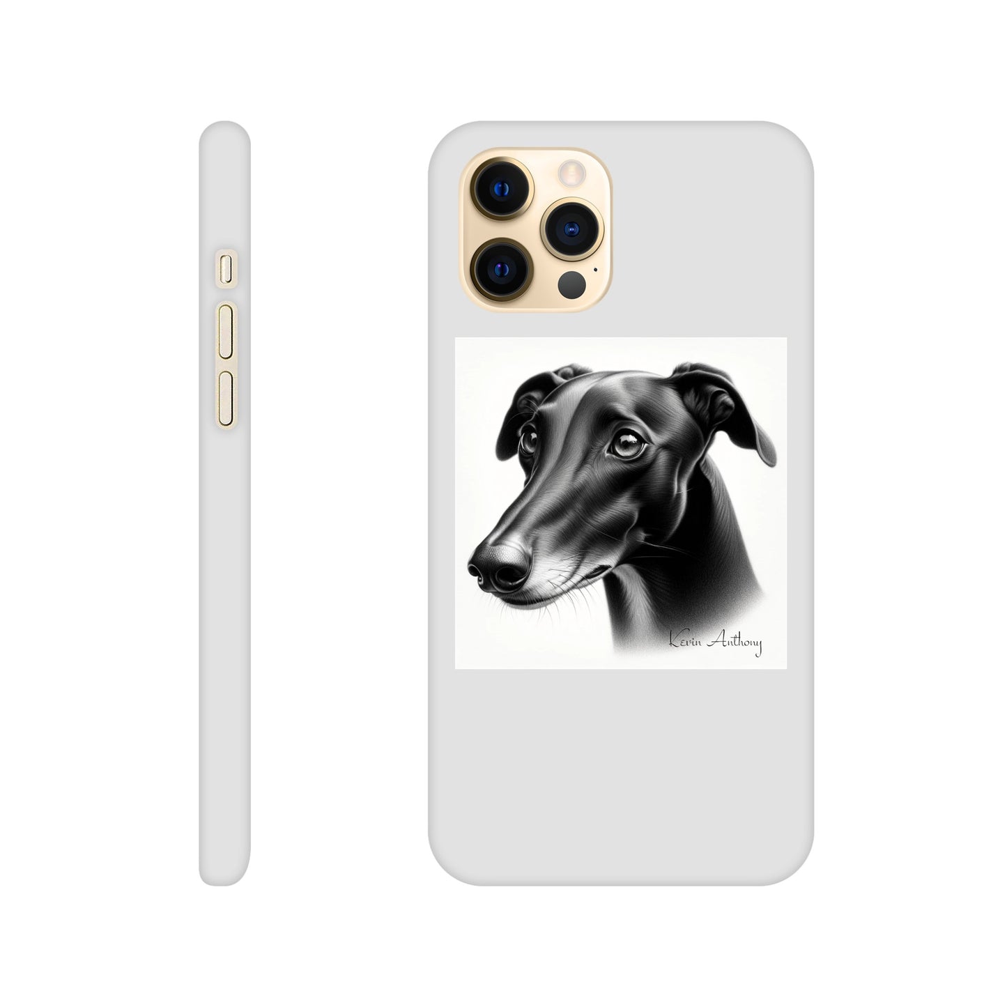 Greyhound Flexi Phone Case - Slim case