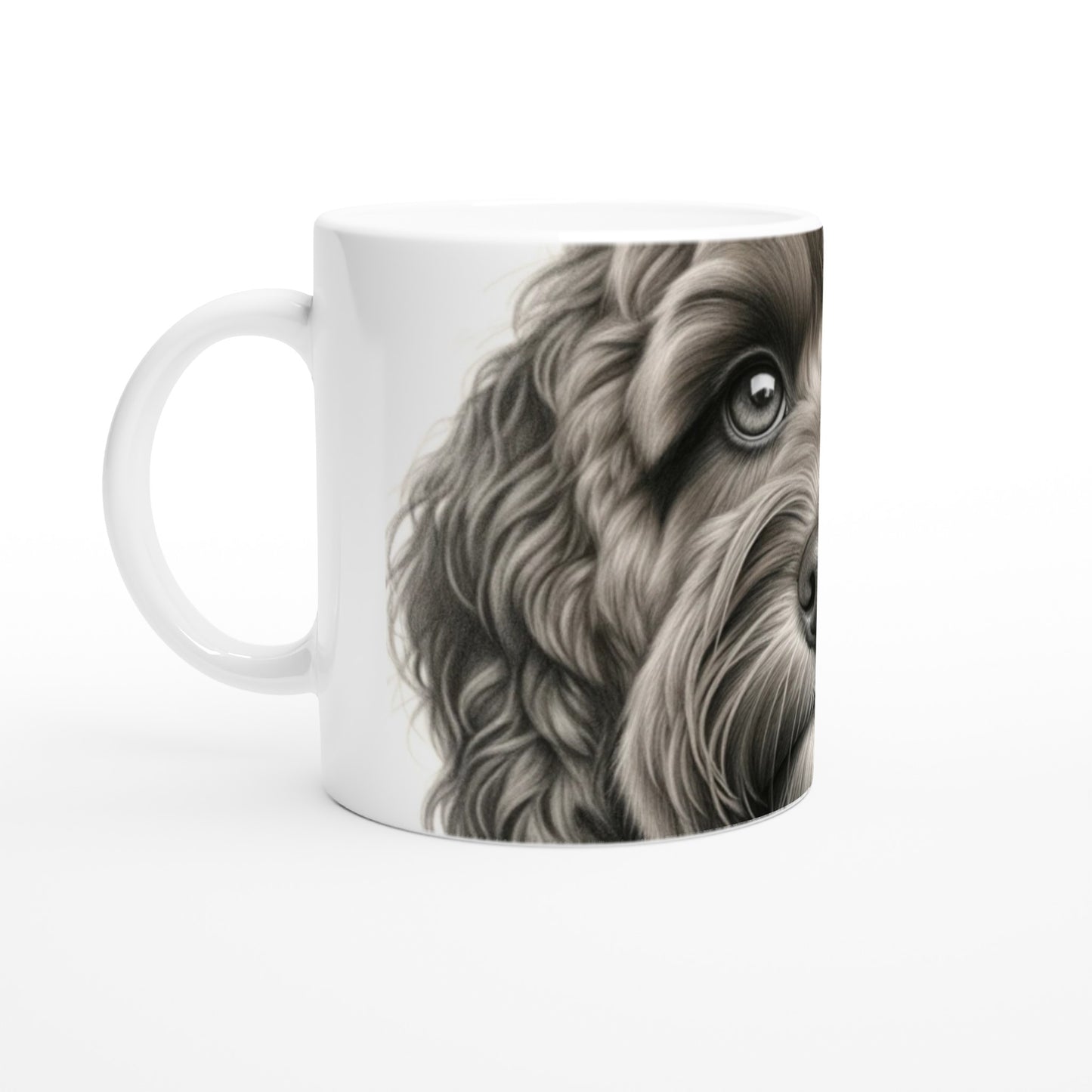 Cockapoo Drawing "Eyes" 11oz Ceramic Mug