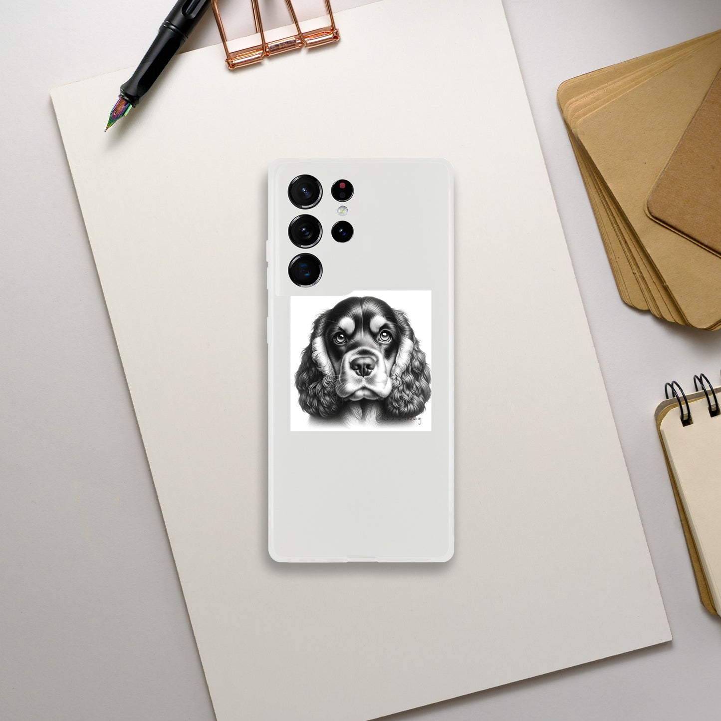 Cocker Spaniel Flexi Phone Case