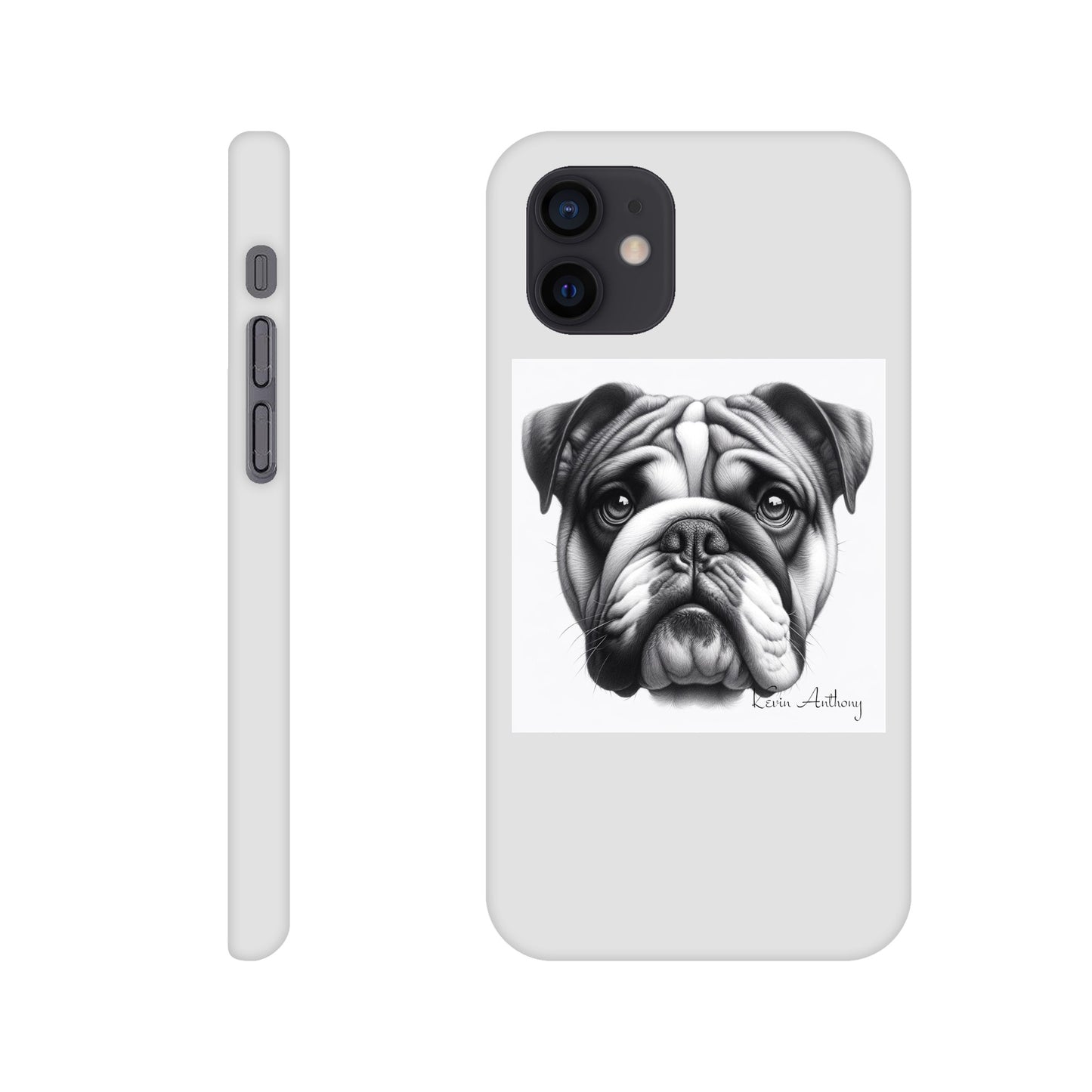 Bulldog Phone Case - Slim case