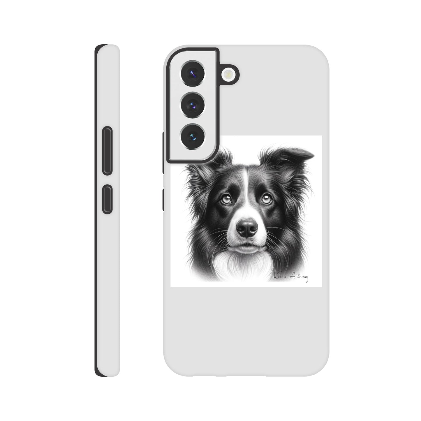Border Collie Flexi Phone Case - Tough case