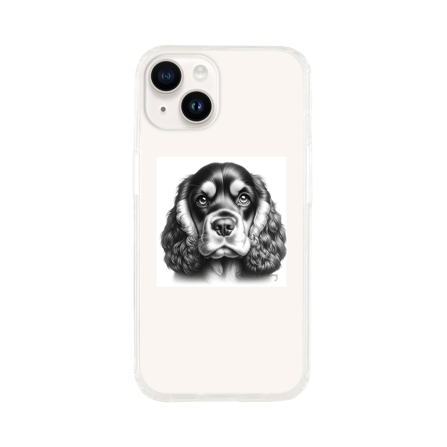 Cocker Spaniel Phone Case - Clear case