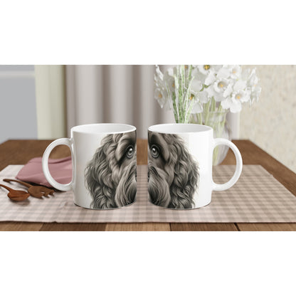 Cockapoo Drawing "Eyes" 11oz Ceramic Mug