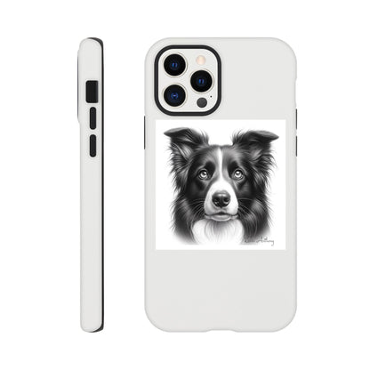 Border Collie Flexi Phone Case - Tough case