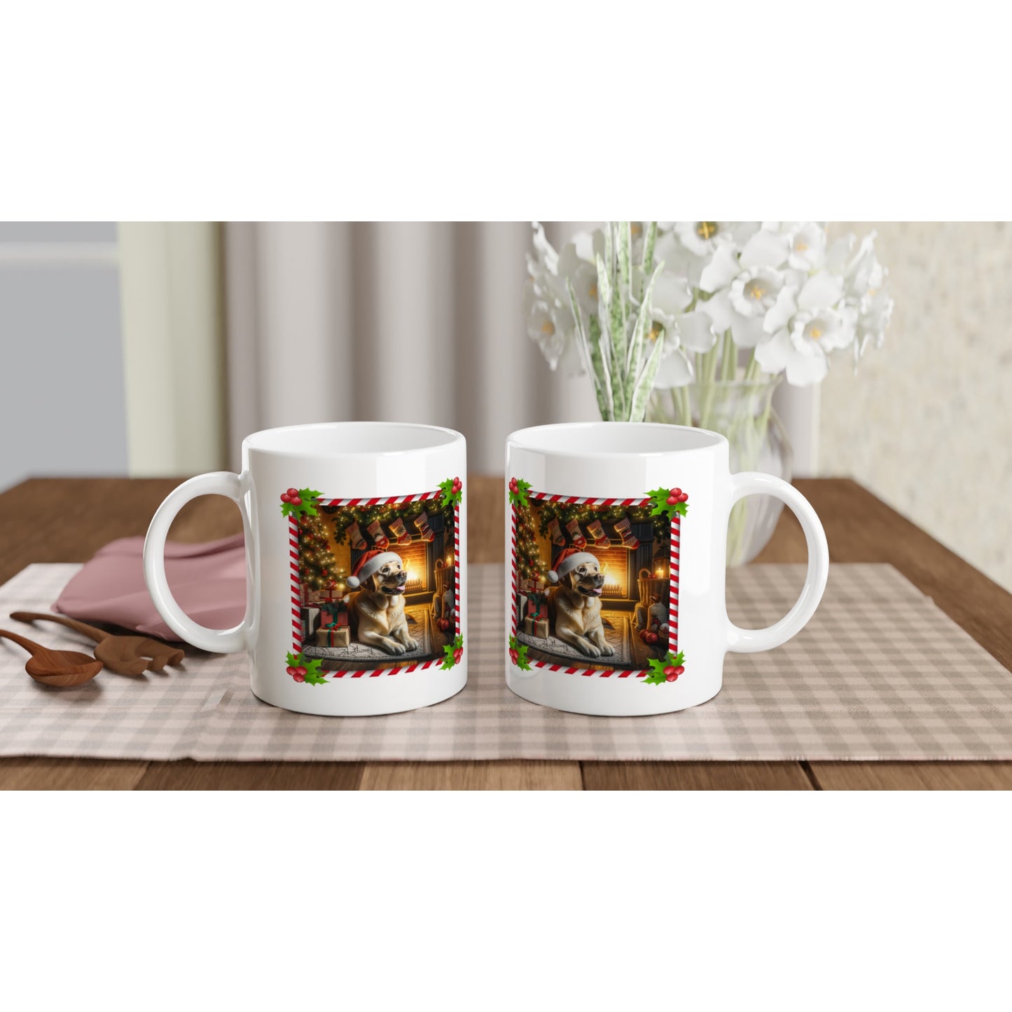 Labrador Retriever Christmas 11oz Ceramic Mug