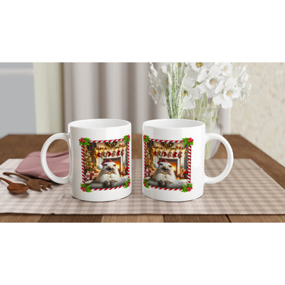 Himalayan Cat Christmas 11oz Ceramic Mug