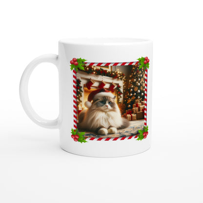 Ragdoll Cat Christmas 11oz Ceramic Mug