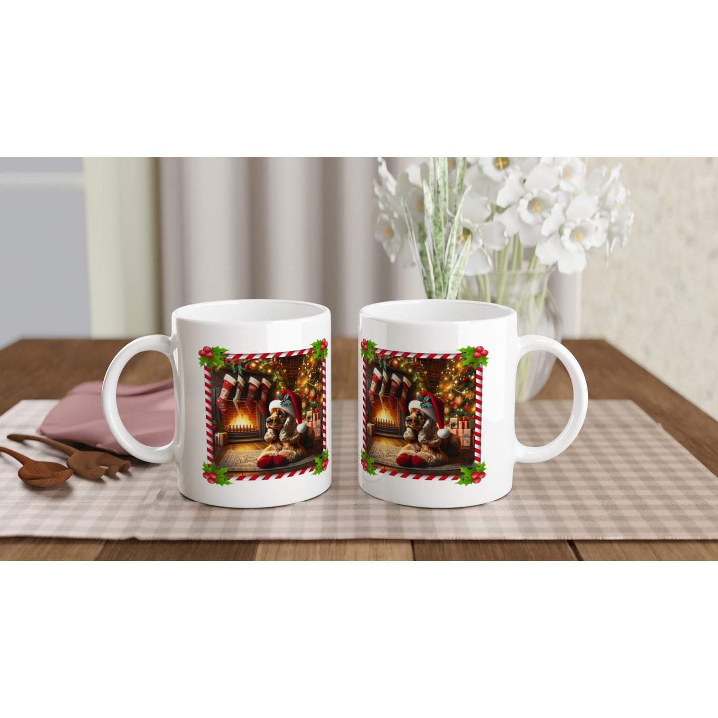 Cocker Spaniel Christmas 11oz Ceramic Mug