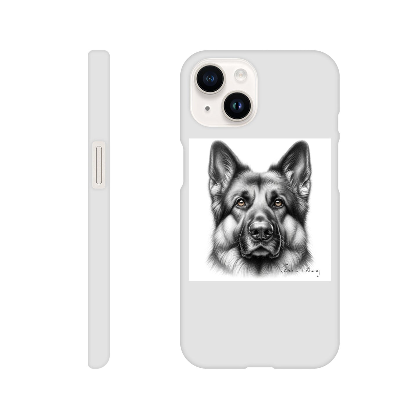 German Shepherd Phone Case - Slim case