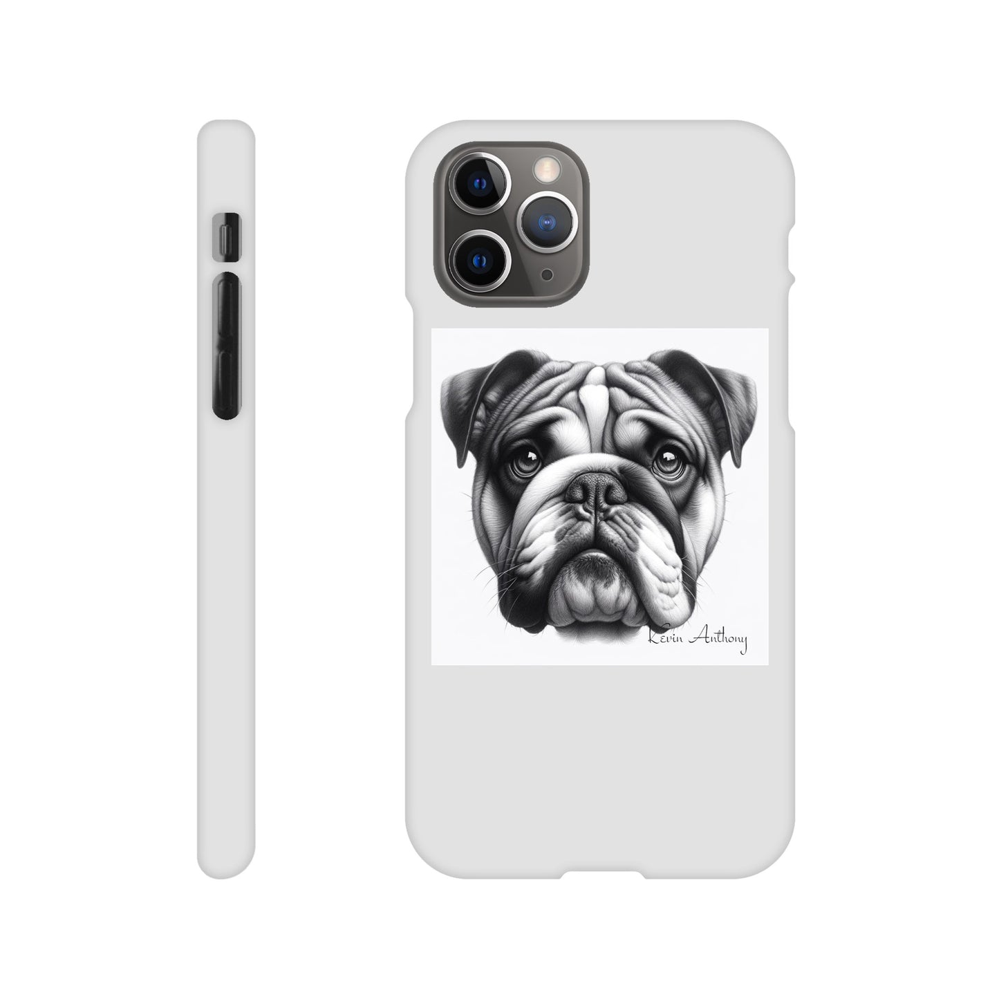 Bulldog Phone Case - Slim case