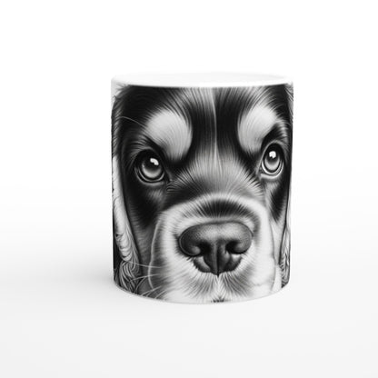 Cocker Spaniel Drawing "Eyes" 11oz Ceramic Mug
