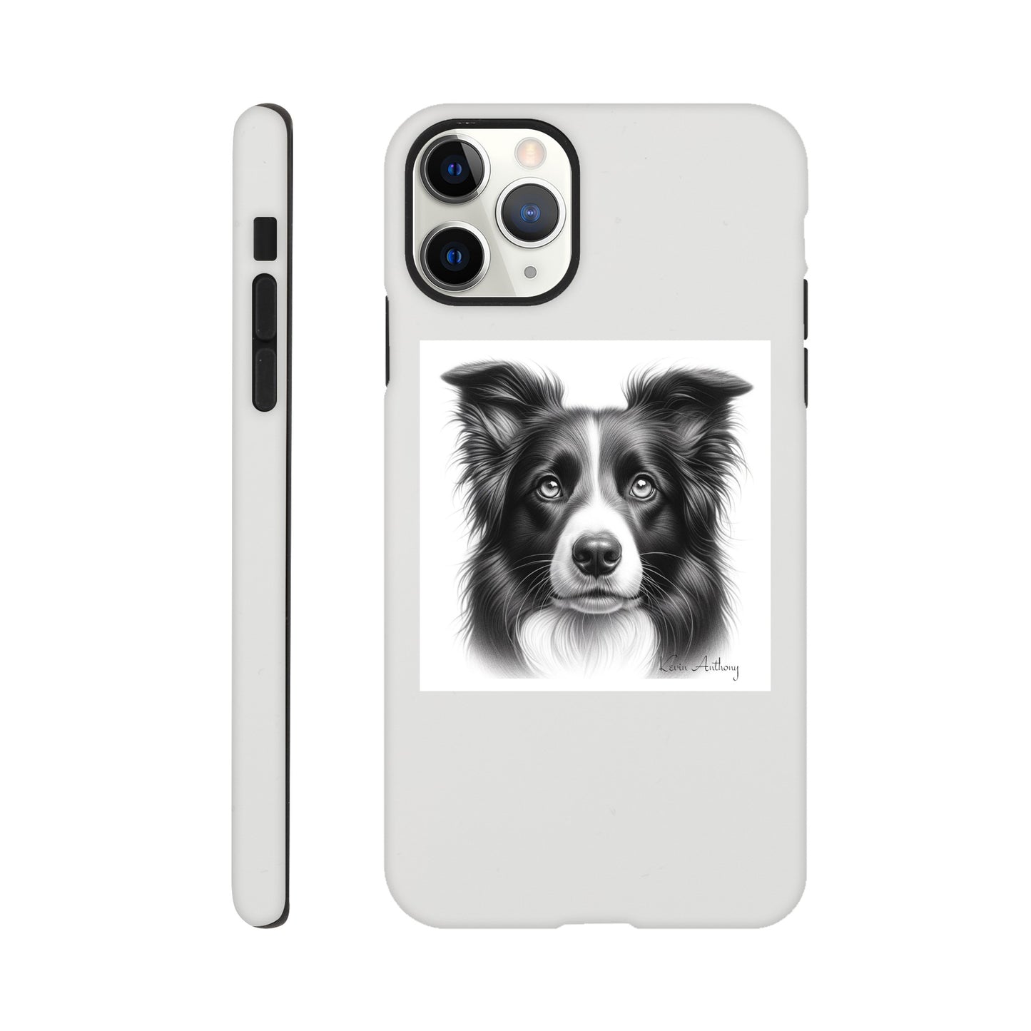 Border Collie Flexi Phone Case - Tough case