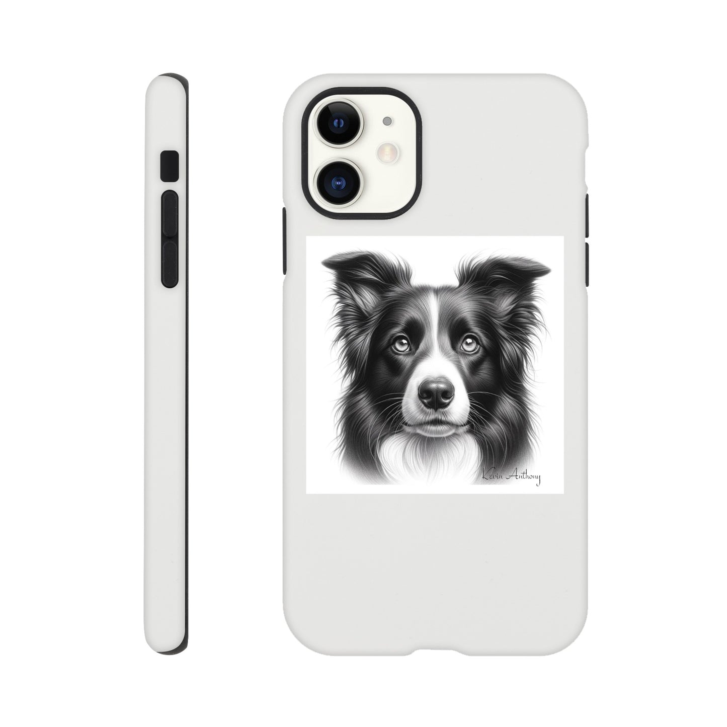 Border Collie Flexi Phone Case - Tough case