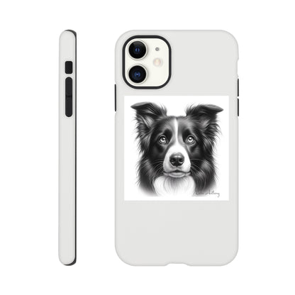Border Collie Flexi Phone Case - Tough case