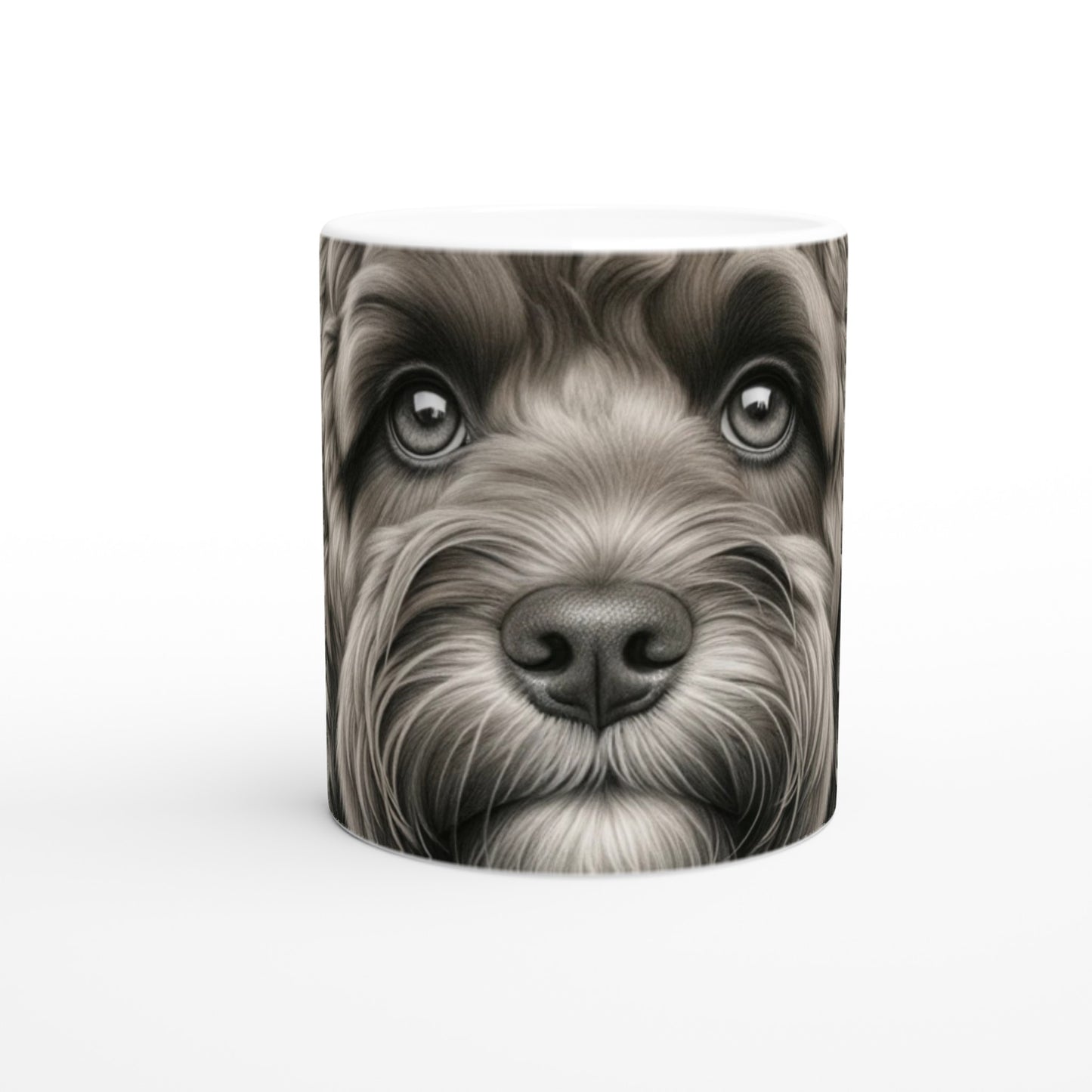 Cockapoo Drawing "Eyes" 11oz Ceramic Mug