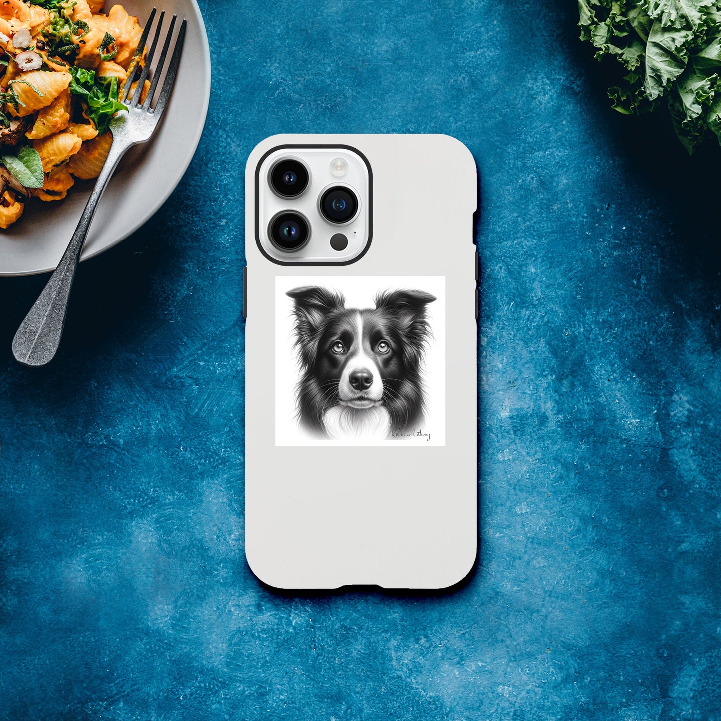 Border Collie Flexi Phone Case - Tough case
